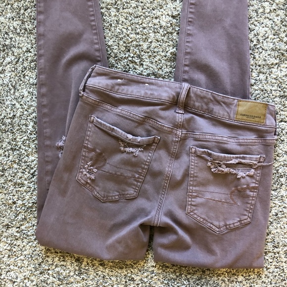 AMERICAN EAGLE DISTRESSED JEGGINGS - Picture 3 of 5